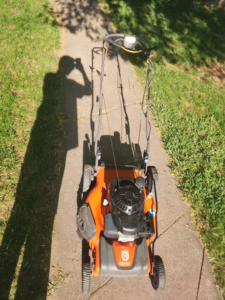 Husqvarna Gas Powered Self Propelled Lawn Mower - Used, Good Condition