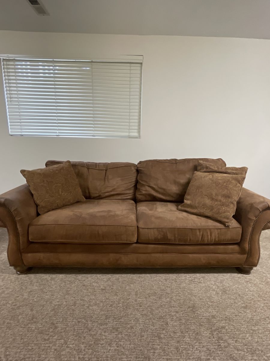 Brown 3 Seat Couch