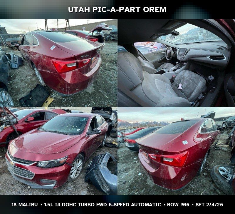 2018 Chevrolet Malibu Parts - UTPAP Orem
