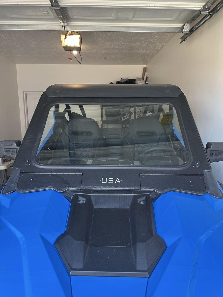 RZR windshield and roof 