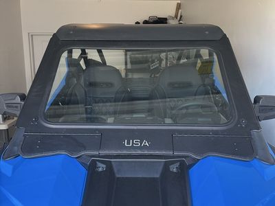 RZR windshield and roof