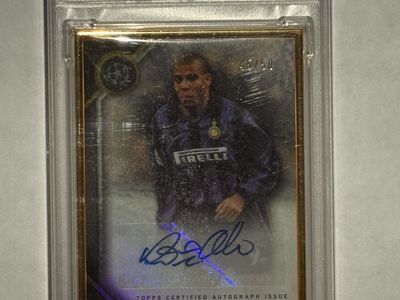 2023-24 Museum Collection Ronaldo Framed Auto Gold /50 PSA 9/Auto 9