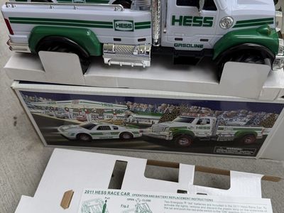Hess 2011 Race Car & Truck Set - Lights & Sounds Toy Vehicle