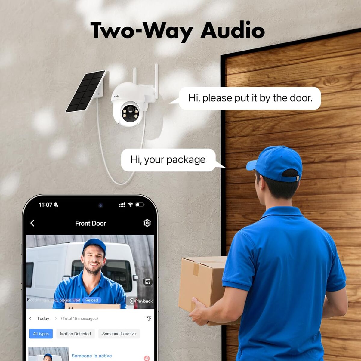 NEW Solar Security Cameras Wireless Outdoor-Cam Kit 2K/3MP Cameras for Home Security with 64GB SD Card Color Night Vision etc.