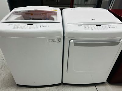 Lg Hydro Shield Electric Top Load Set