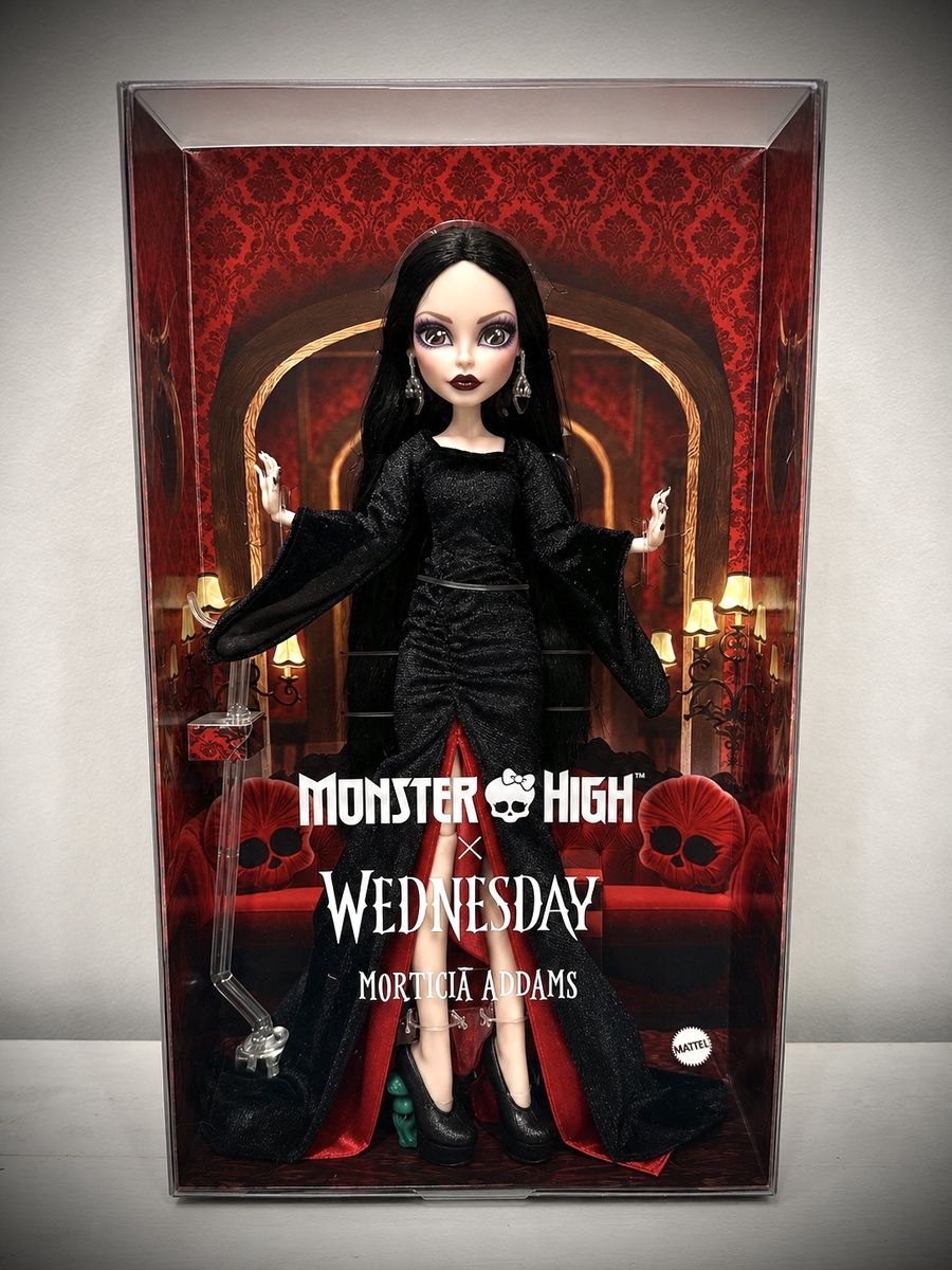 Monster High x Wednesday Morticia Addams Collector Doll 