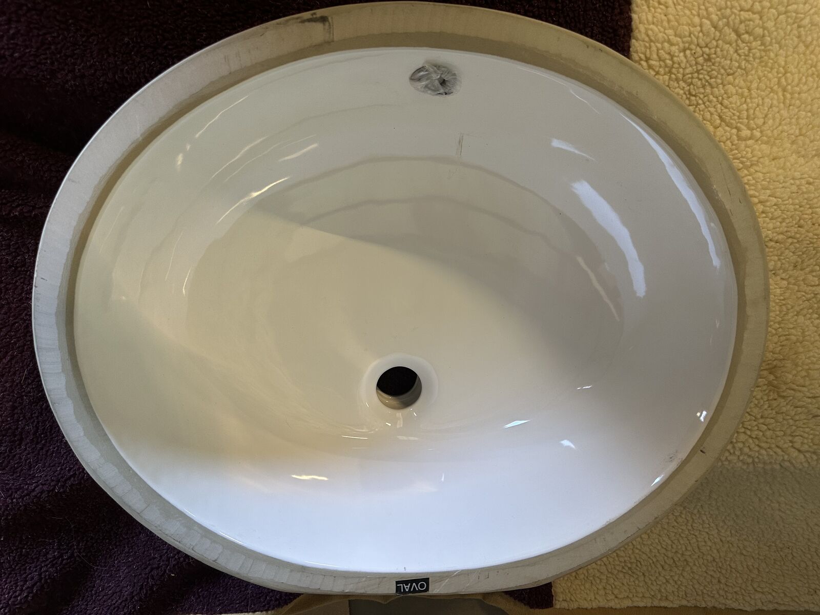 New undermount white porcelain vanity sinks (2 different sizes available)
