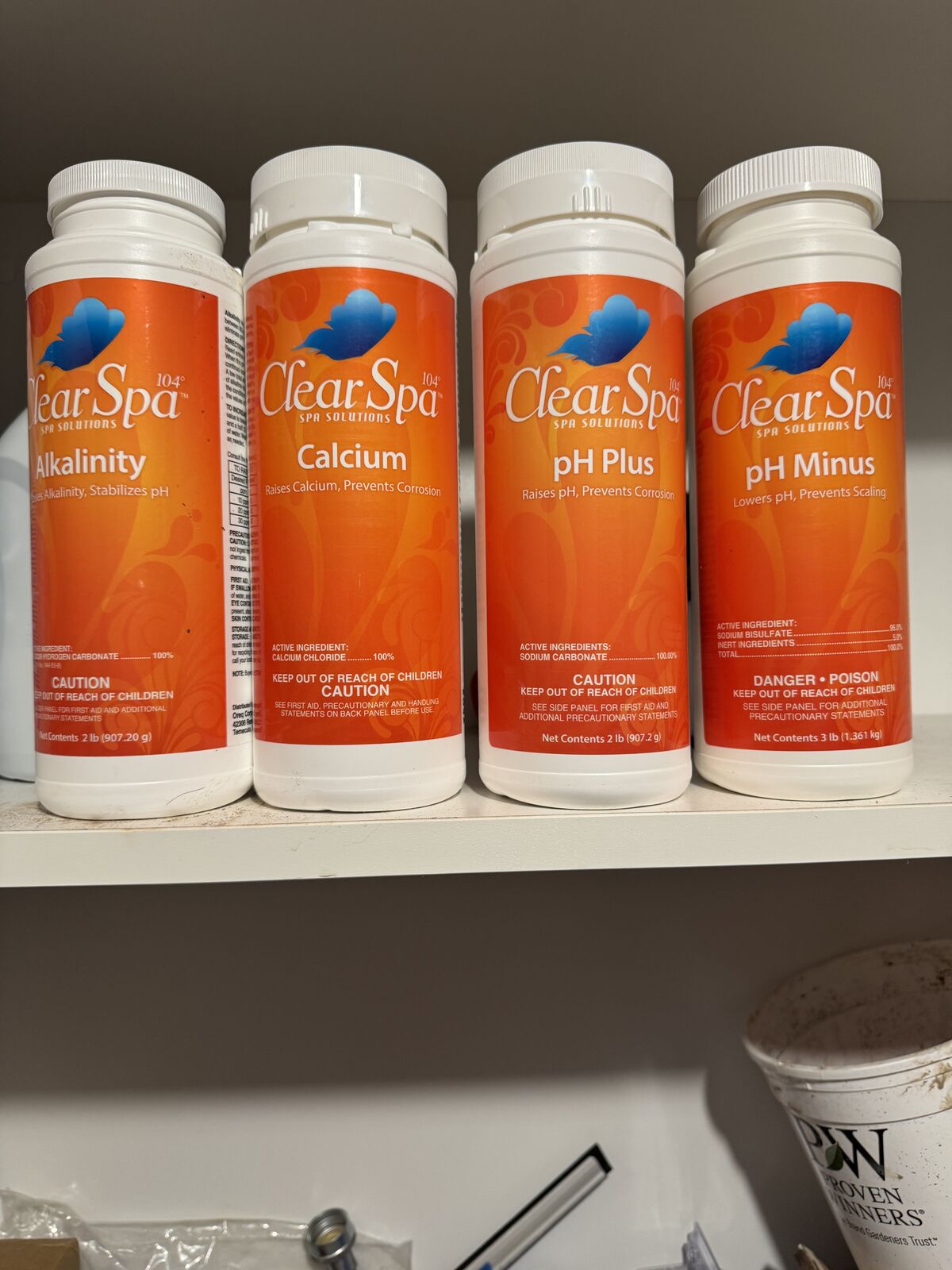 Clear Spa Hot Tub Chemicals Bundle - Barely Used