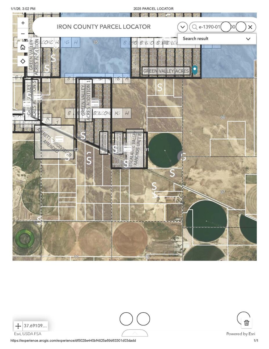 1.86 Acre lot with 1 Acre foot of Water rights Beryl Junction, UT 84714