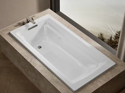 Kohler Archer 72" x 36" Rectangular Drop-In Bathtub White