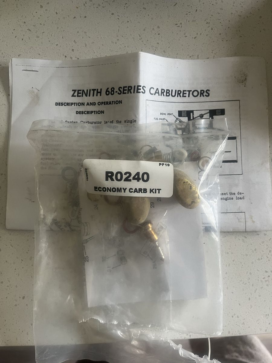 SA-200 Carb Rebuild Kit (BW Parts)
