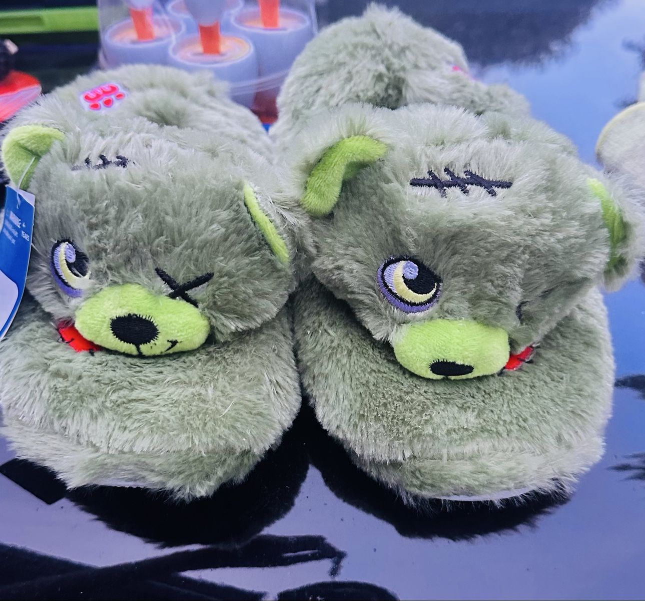 New cute build a bear slippers for kid size 5/6