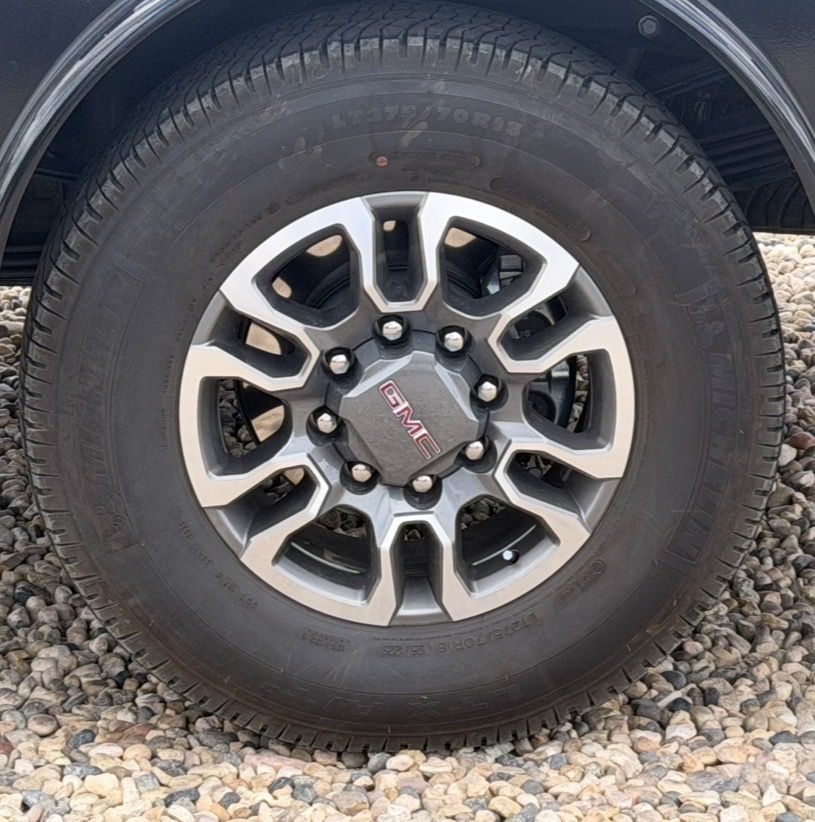 GMC 8 lug wheels and tires