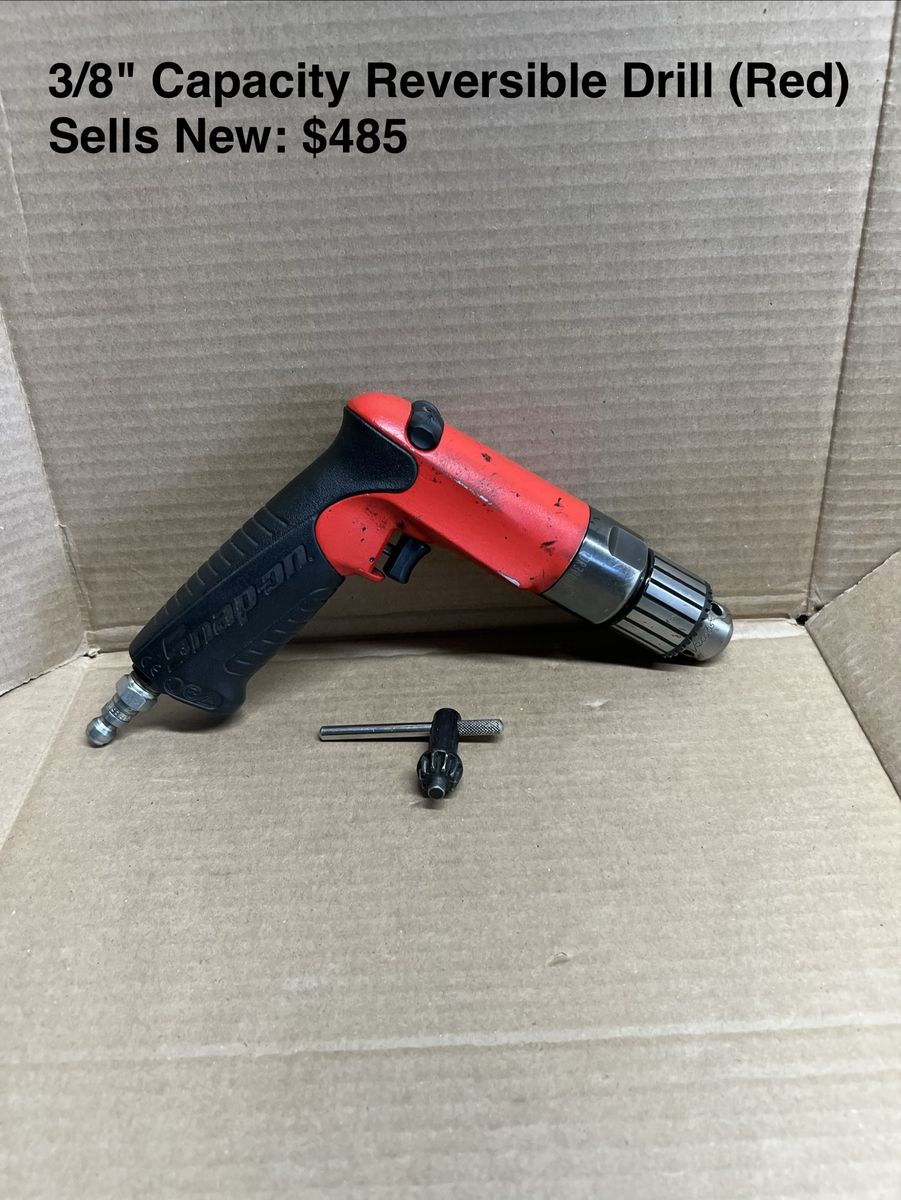 SnapOn 3/8” Capacity Reversible Air Drill