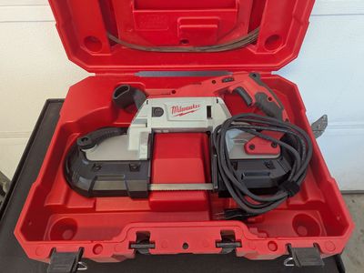 Milwaukee Corded Portable Band Saw with Carrying Case