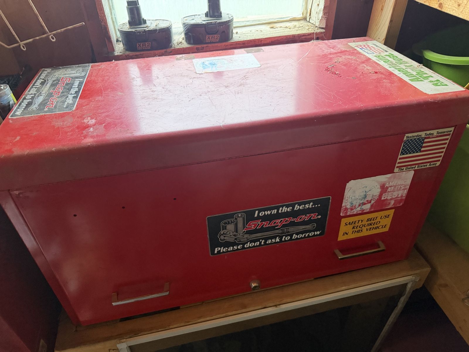 Snap-on Red Tool Box Chest - Used Heavy Duty Storage, Great for Shop or Garage