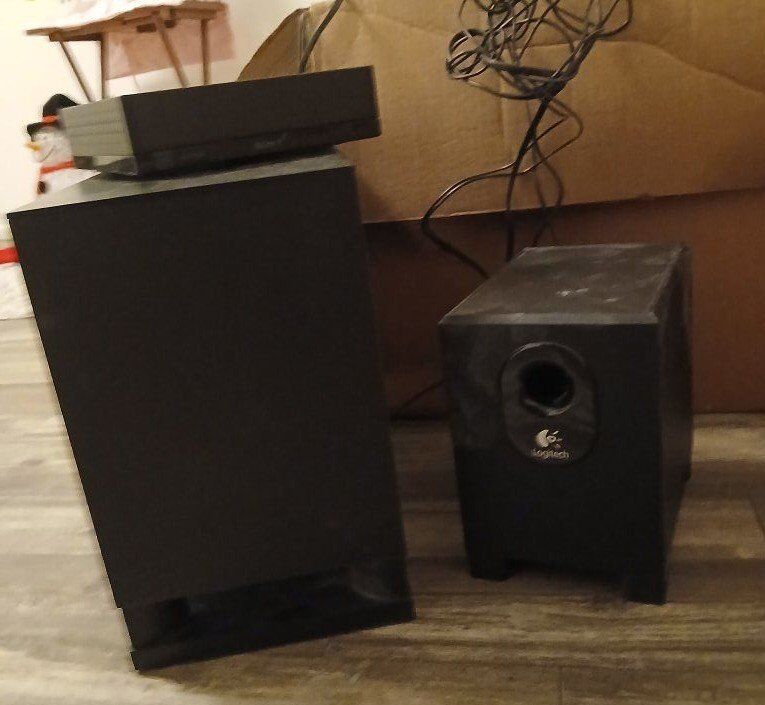 SONY and LOGITECH sound system