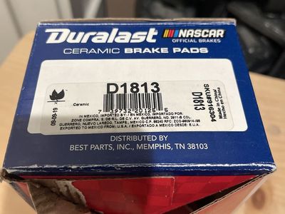 Brake pads - Hyundai sonata 2019 - Duralast ceramic brake pads