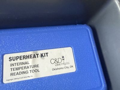 C&D Valve Mfg. Co. Superheat Kit Internal Temperature Reading Tool