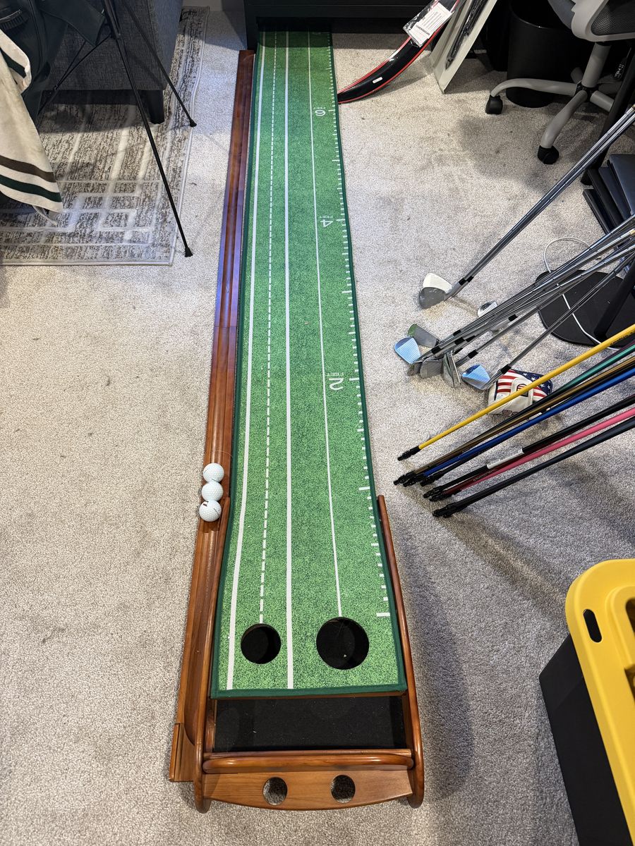 Perfect Practice Putting Matt - Real Wood