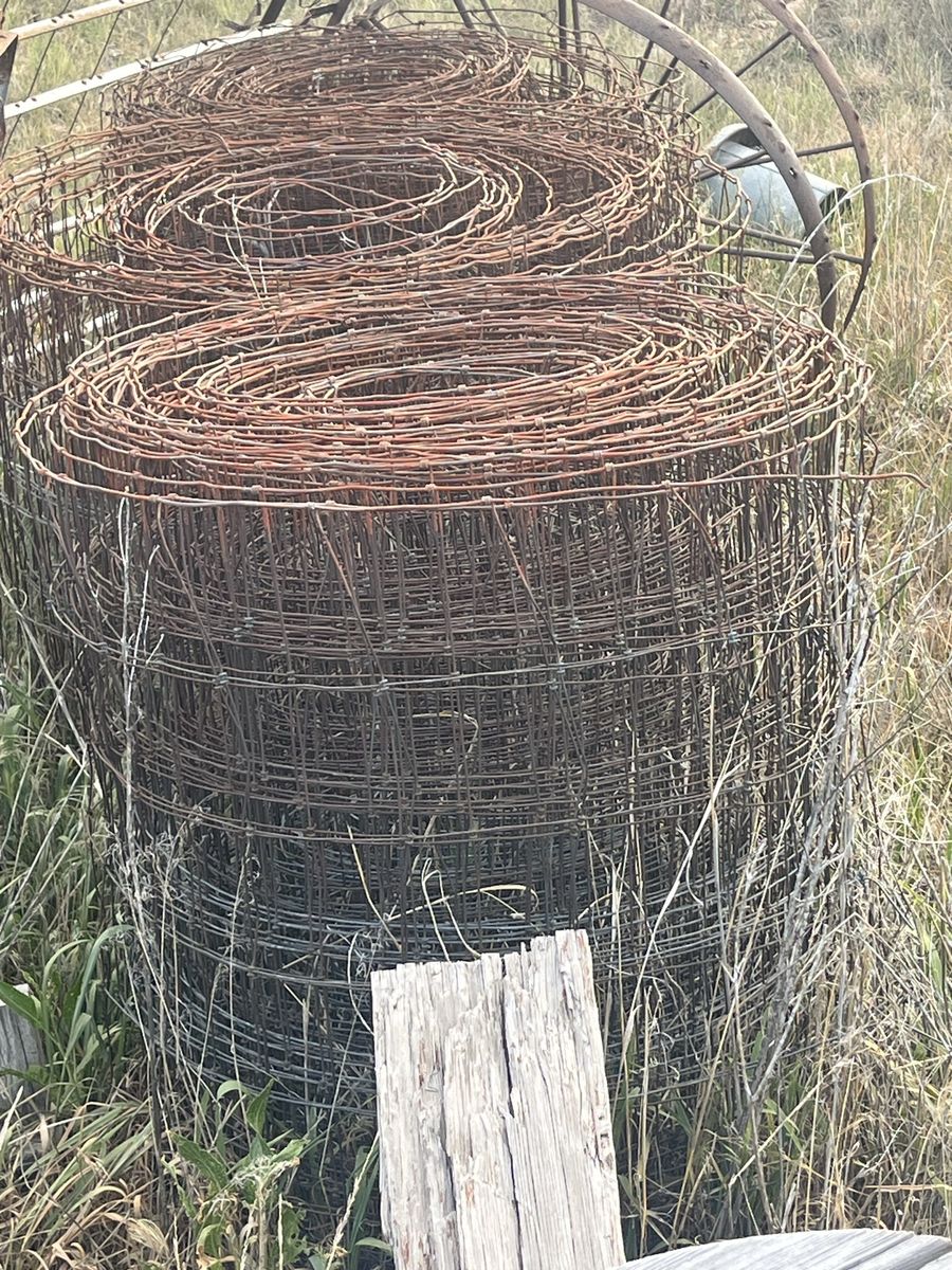 Fence panels and fencing material