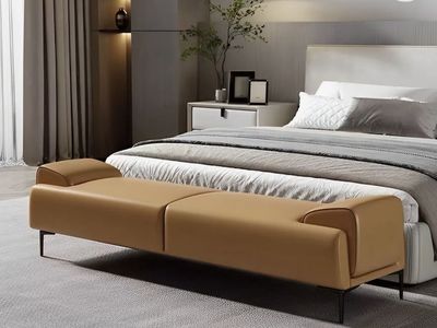 Hokku Designs Sayanna Upholstered Bench 71” for King bed