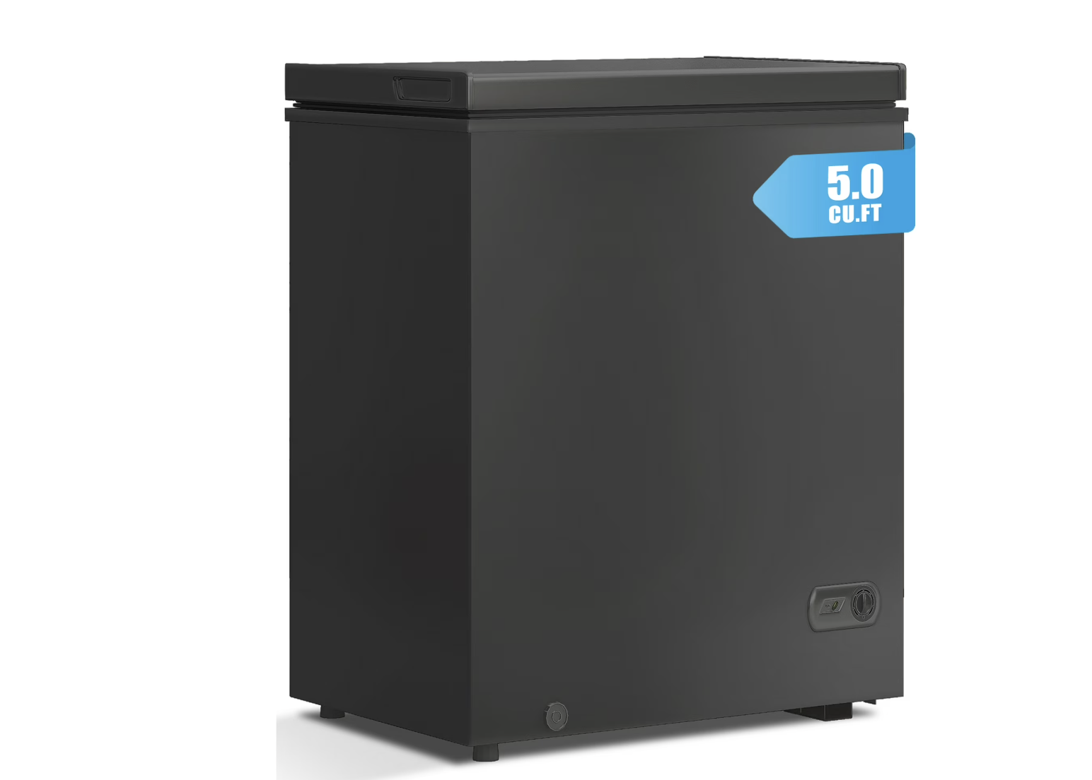 New in Box 5.0 Cu ft Chest Freezer,Deep Freezer with Top Open Door and Removable Storage