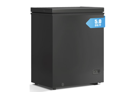 New in Box 5.0 Cu ft Chest Freezer,Deep Freezer with Top Open Door and Removable Storage