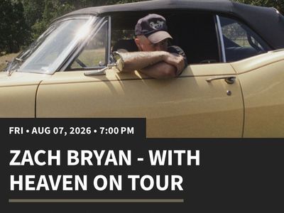 Zach Bryan Concert Tickets (4) - Aug 7, 2026 - Rice-Eccles Stadium - Section W08 Row 57