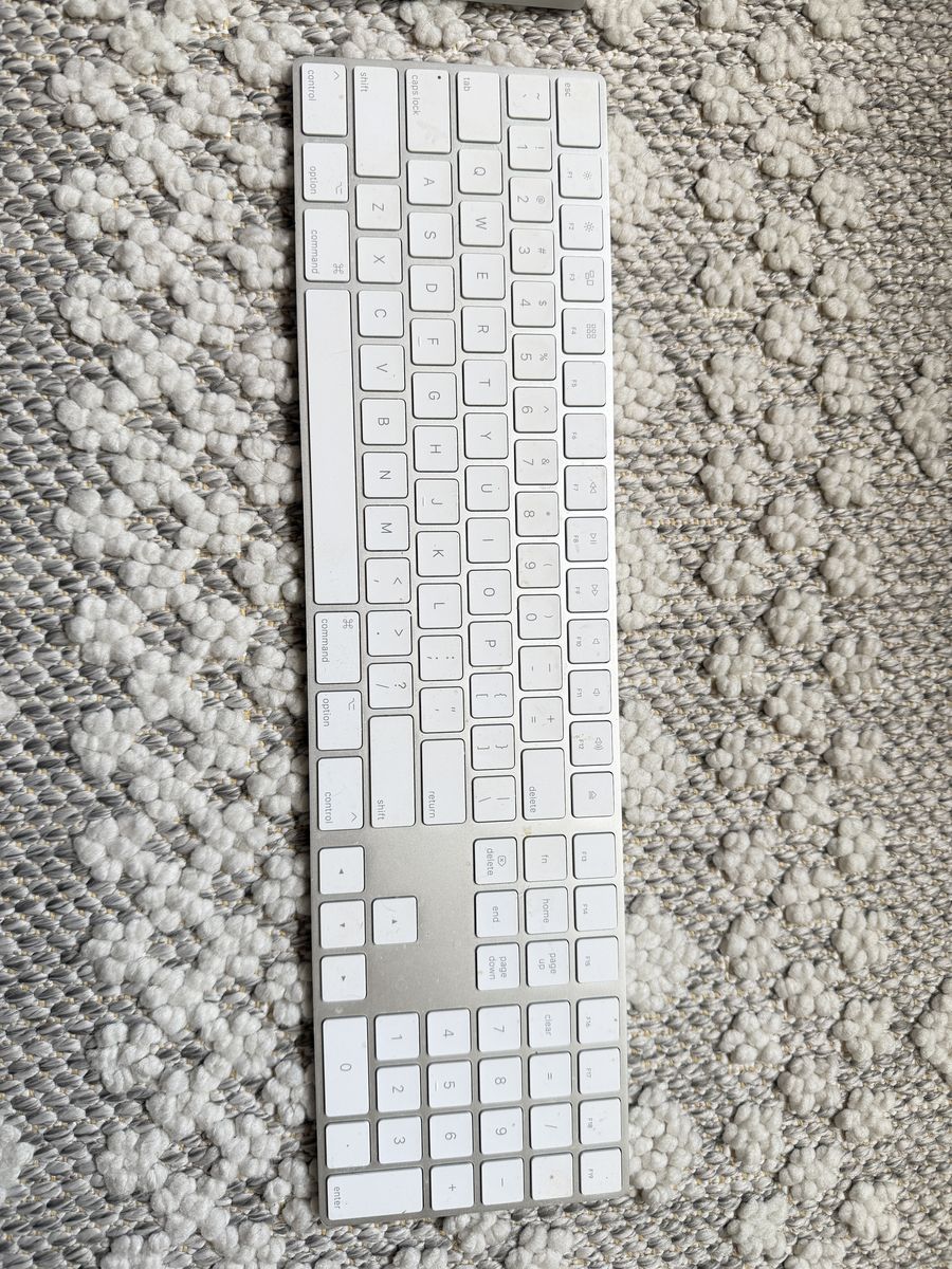 Apple keyboard and trackpad