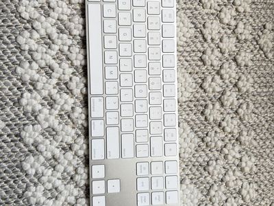 Apple keyboard and trackpad