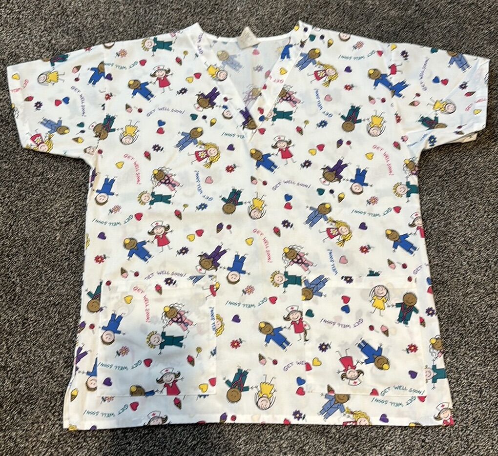 Medline Pediatric Scrub Top- Size M