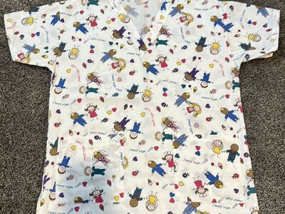 Medline Pediatric Scrub Top- Size M