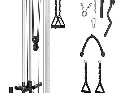 GOIMU Home Gym Cable Pulley Machine System w/ Attachments - Unused in Box