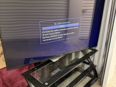 60 inch Samsung TV with stand