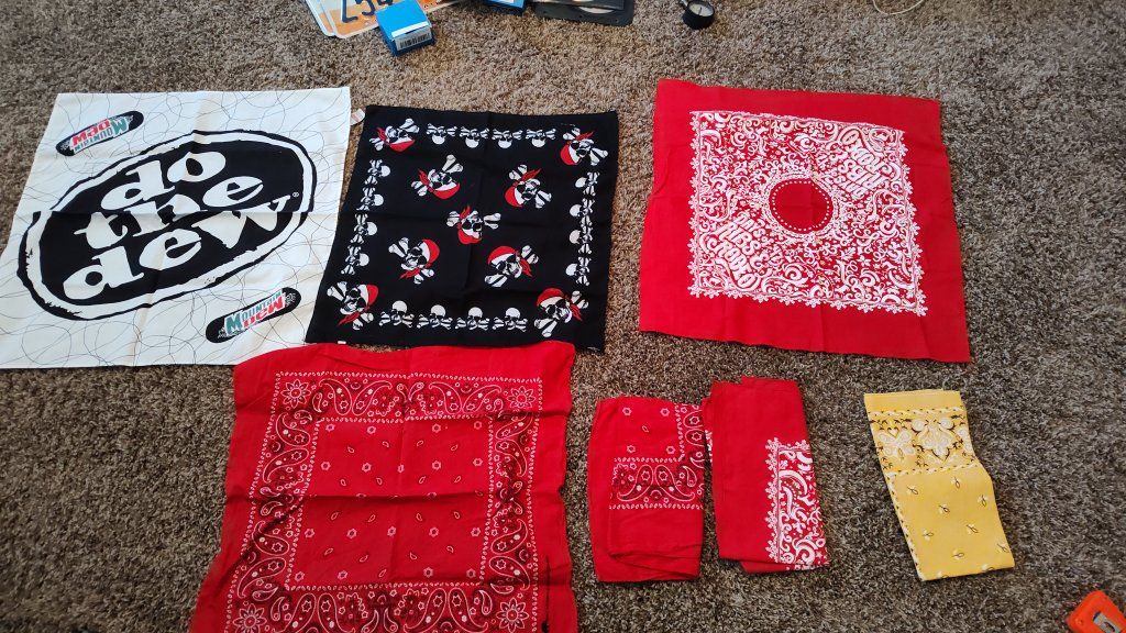 various bandannas in great condition - $3 each or 2 for $5