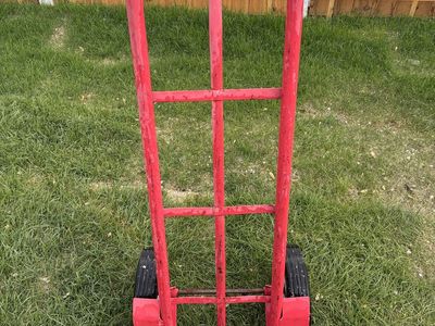 # Hand Cart 600 lb. Capacity Solid Rubber Tires