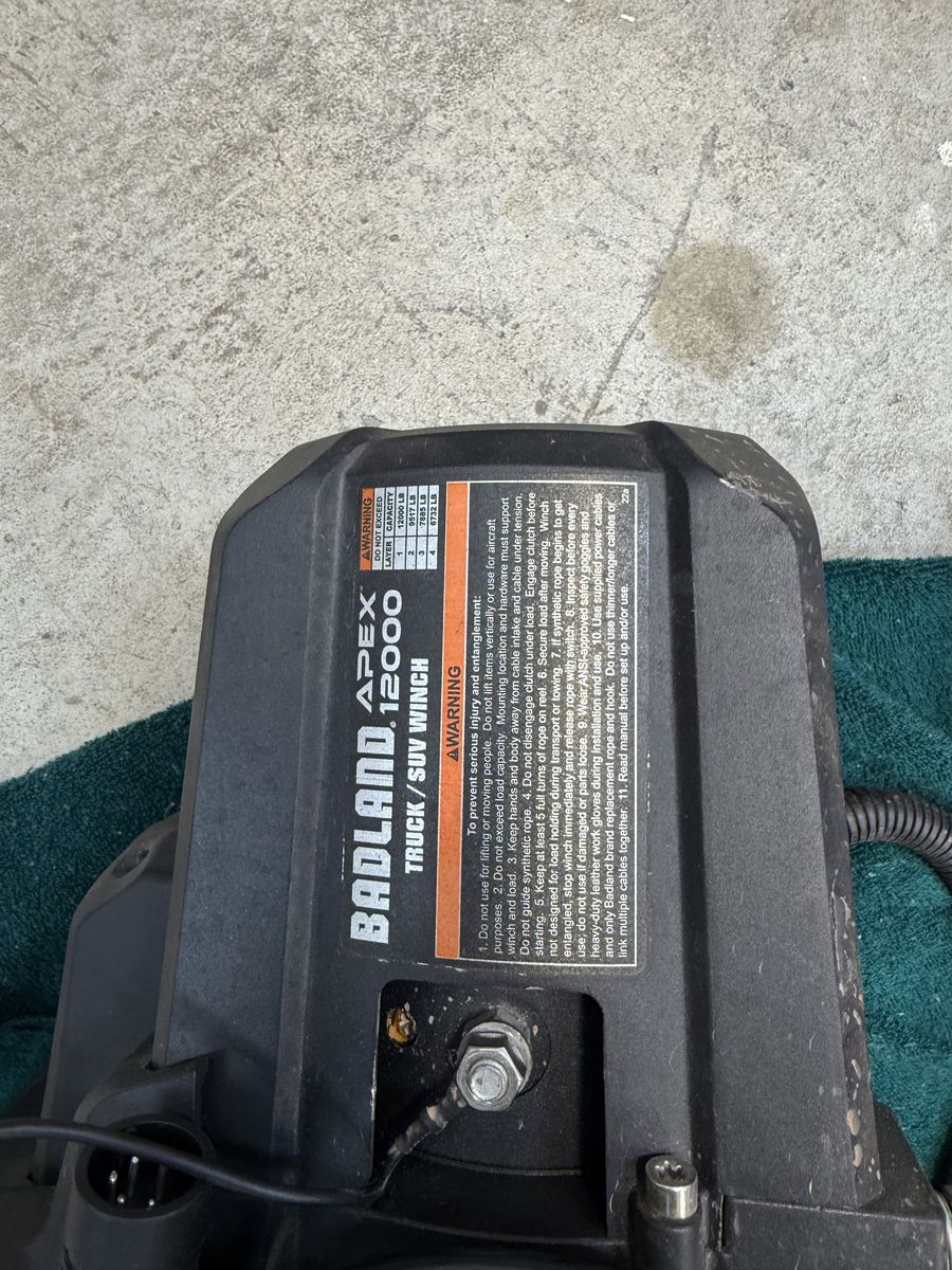 badlands 12000 winch