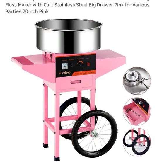 Cotton Candy Machine W/Dome Lid