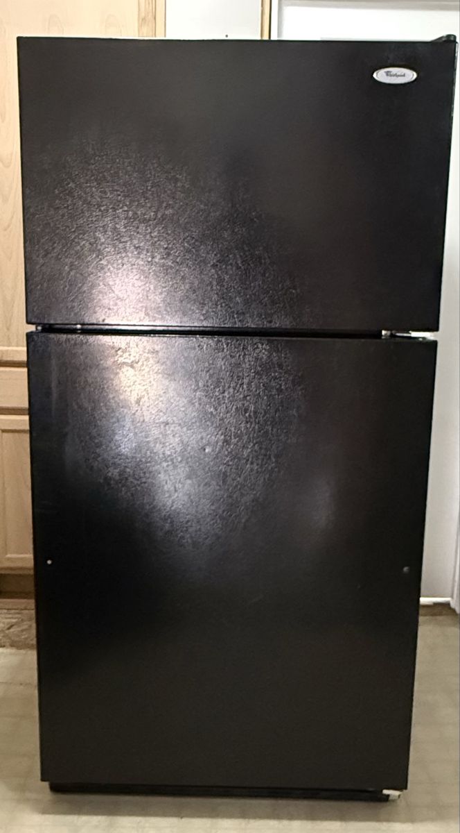 Black Whirlpool Fridge/Freezer