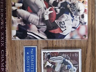 Vintage 90s Sports Card Plaque Lot - Jordan, Rice, Malone, etc.