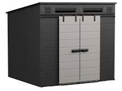 Suncast Modernist BMS8782T 8'x7' Dual Barn Door Storage Shed 1997590 #106263