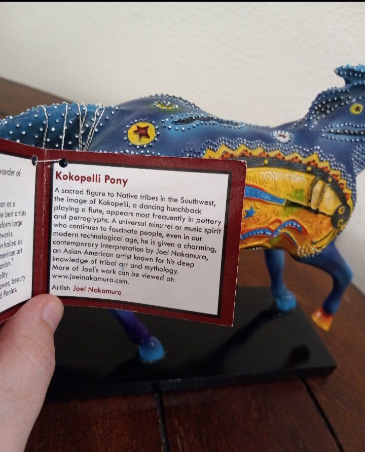 trail of painted pony horse statue