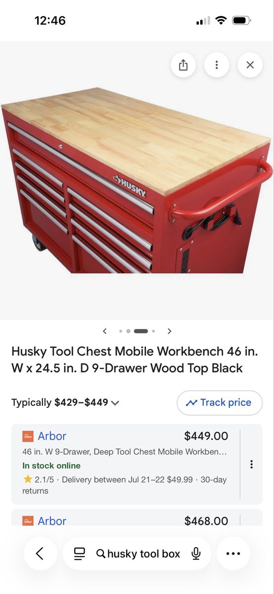 Husky tool chest