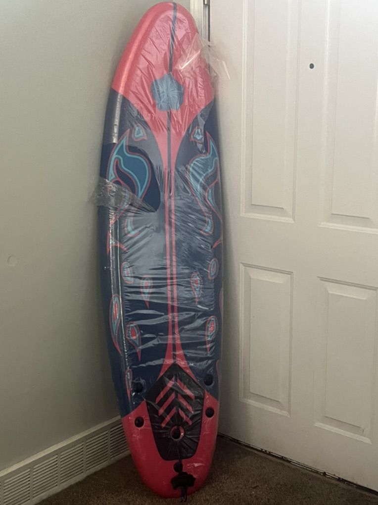 Surfboard Soft Top 6 Foot Foam Tri Fin