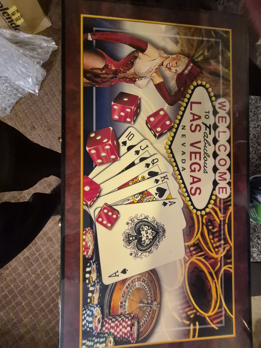 Poker Chip set with playing cards