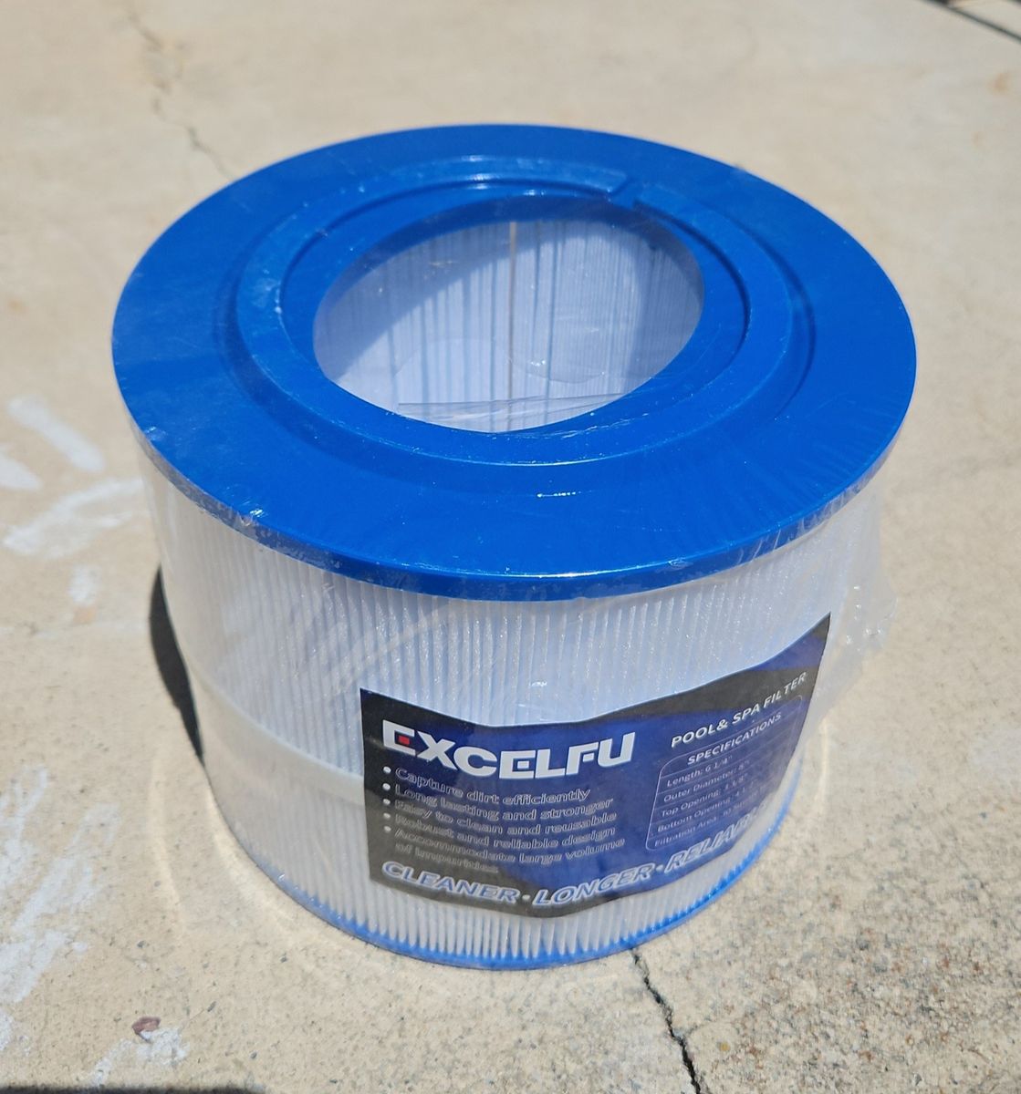 Filter cartridge for pool and spa