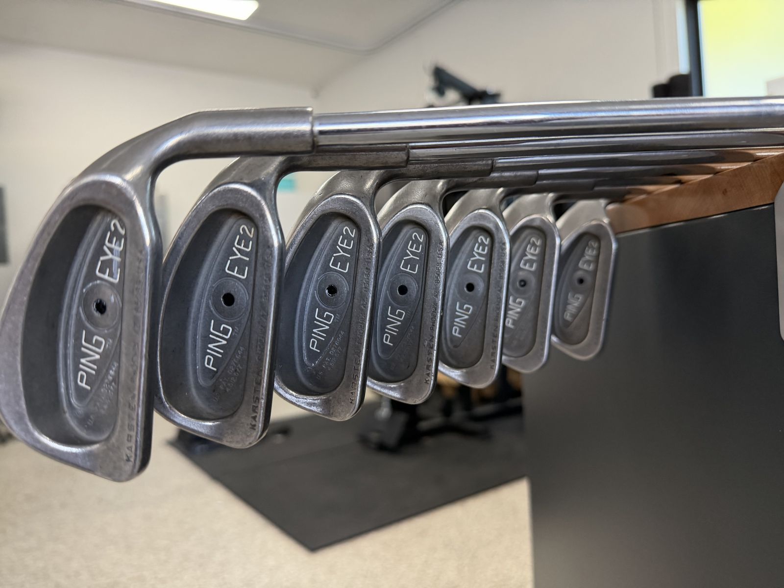 Ping Eye2 Black Dot Golf Clubs with new grips 4-9 +S 