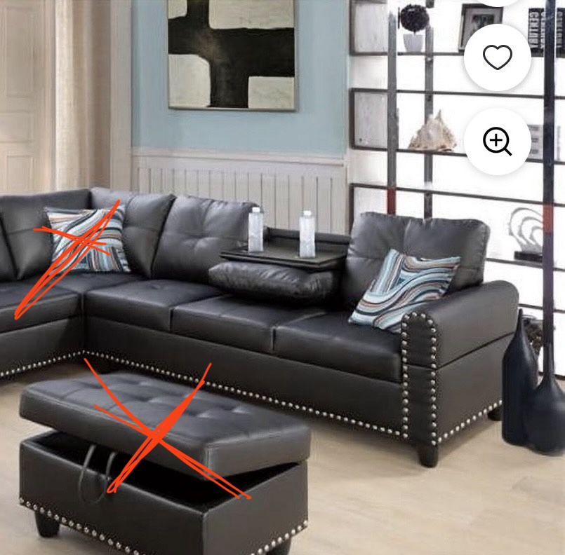 Right arm sofa