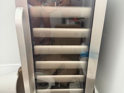 Whynter Stainless Steel Wine Cooler Refrigerator with Glass Door